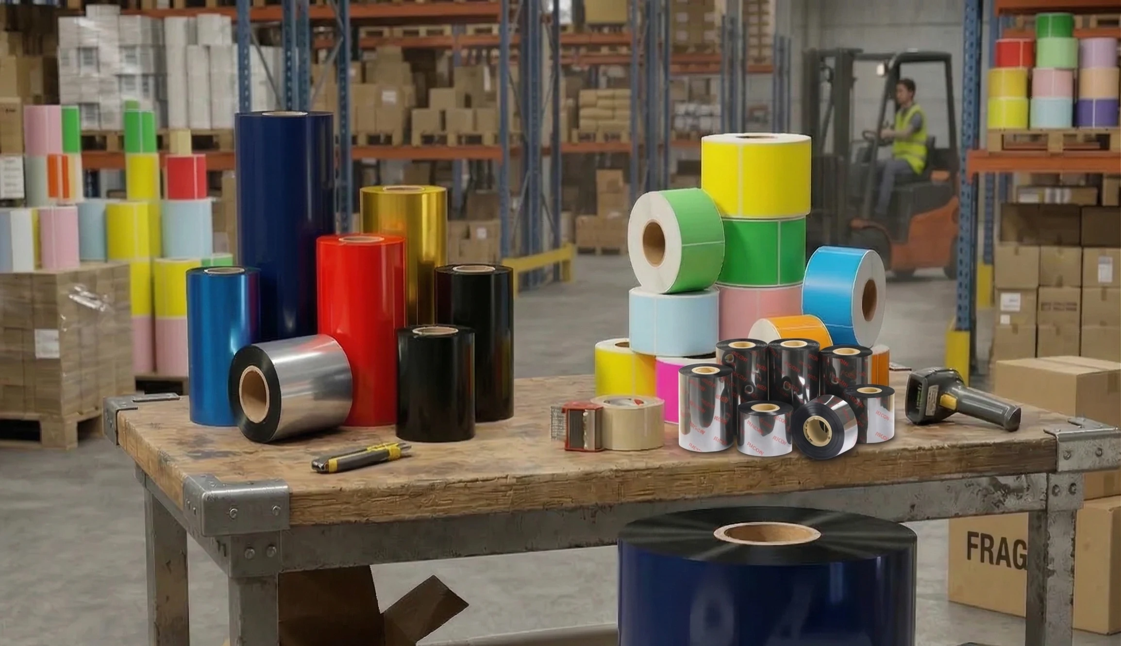 Thermal transfer ribbons